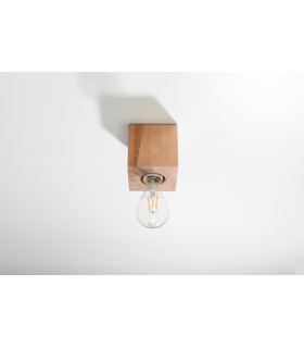 Surface Mounted Downlights Flush Light Natural Wood E27-2