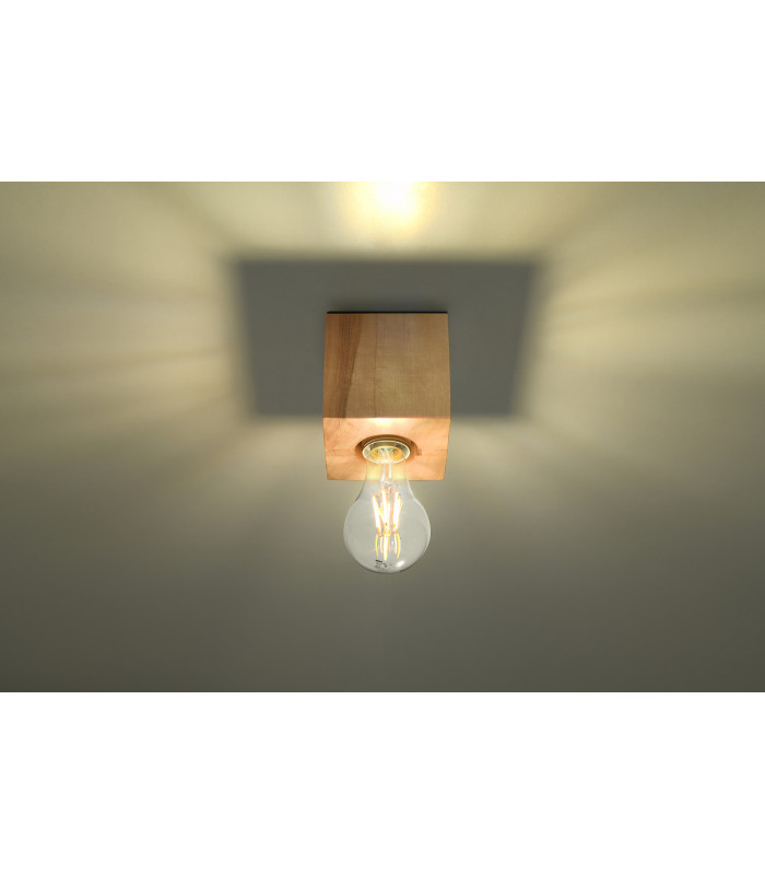 Surface Mounted Downlights Flush Light Natural Wood E27-3