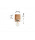 Surface Mounted Downlights Flush Light Natural Wood E27-4Surface Mounted Downlights Flush Light Natural Wood E27-5