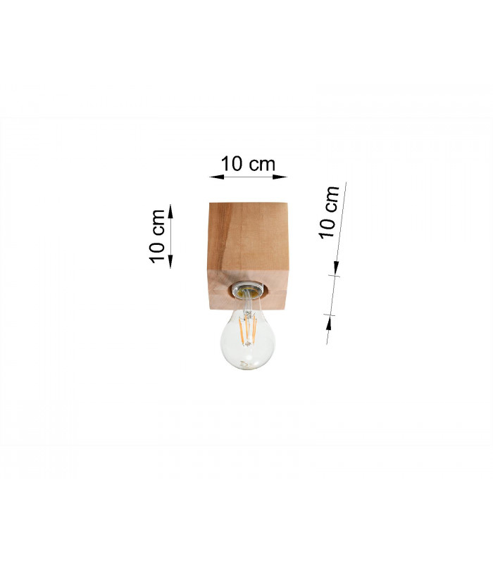 Surface Mounted Downlights Flush Light Natural Wood E27-4Surface Mounted Downlights Flush Light Natural Wood E27-5