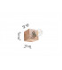 Surface Mounted Square Wall Lamp Natural Wood E27-4Surface Mounted Square Wall Lamp Natural Wood E27-5