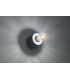 Surface Mounted Round Wall Lamp Grey E27-3
