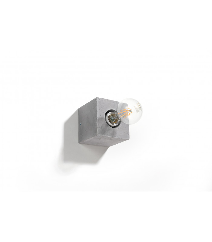 Surface Mounted Square Wall Lamp Grey E27-2