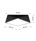 Surface Mounted Downlights Flush Light Black E27-4