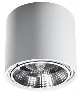 Surface Mounted Downlights Round Flush Light White GU10-1