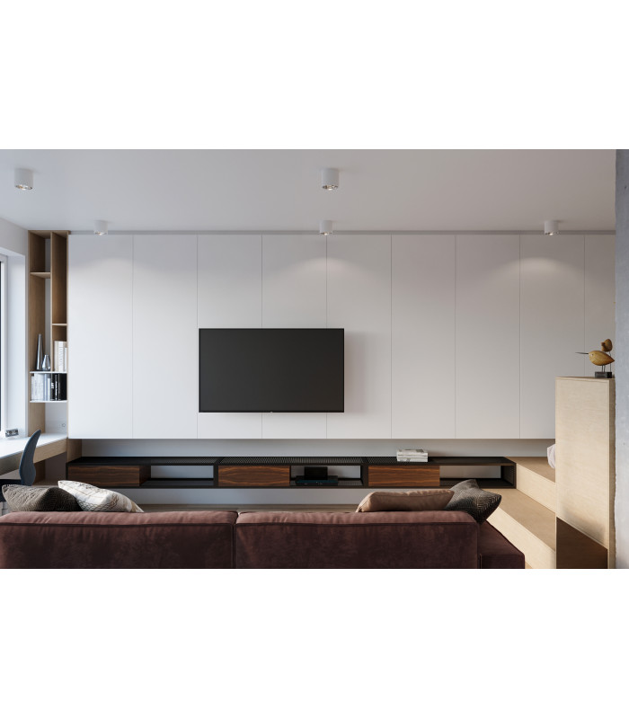 Surface Mounted Downlights Round Flush Light White GU10-6