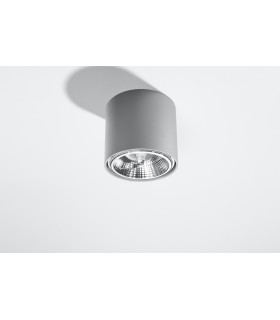 Surface Mounted Downlights Round Flush Light Grey GU10-2