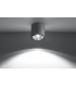 Surface Mounted Downlights Round Flush Light Grey GU10-3