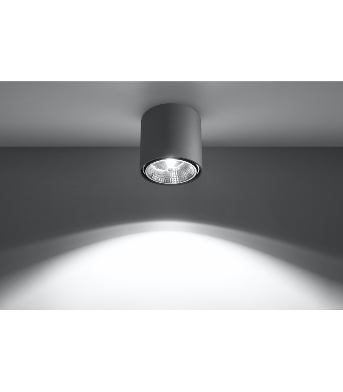 Surface Mounted Downlights Round Flush Light Grey GU10-3