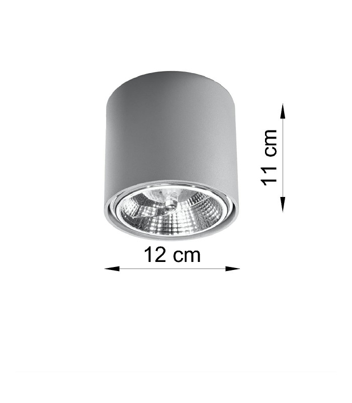 Surface Mounted Downlights Round Flush Light Grey GU10-4Surface Mounted Downlights Round Flush Light Grey GU10-5