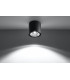Surface Mounted Downlights Round Flush Light Black GU10-3