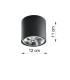 Surface Mounted Downlights Round Flush Light Black GU10-4Surface Mounted Downlights Round Flush Light Black GU10-5