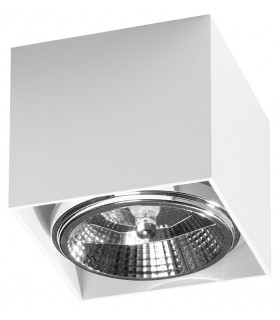 Surface Mounted Downlights Square Flush Light White GU10-1
