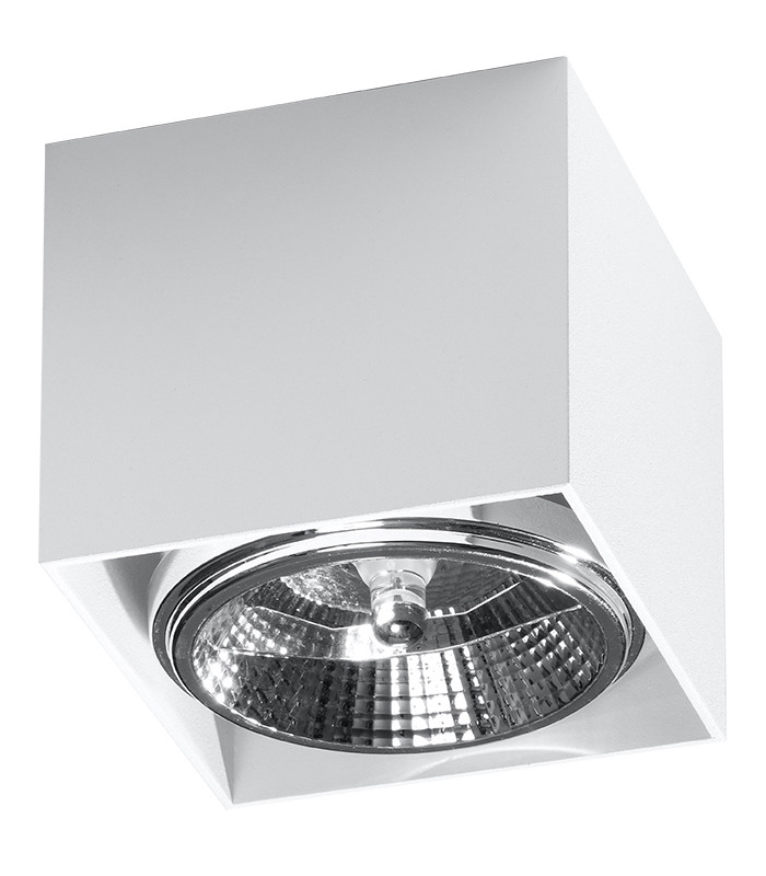 Surface Mounted Downlights Square Flush Light White GU10-1