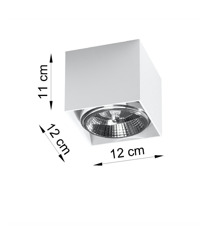 Surface Mounted Downlights Square Flush Light White GU10-4Surface Mounted Downlights Square Flush Light White GU10-5