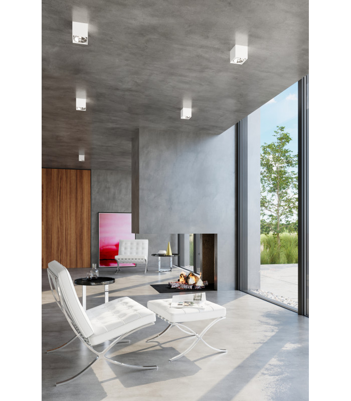 Surface Mounted Downlights Square Flush Light White GU10-7