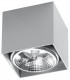 Surface Mounted Downlights Square Flush Light Grey GU10-1