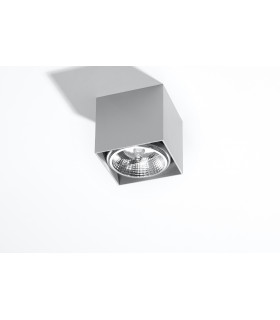 Surface Mounted Downlights Square Flush Light Grey GU10-2