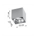Surface Mounted Downlights Square Flush Light Grey GU10-4Surface Mounted Downlights Square Flush Light Grey GU10-5