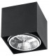 Surface Mounted Downlights Square Flush Light Black GU10-1
