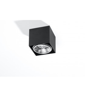 Surface Mounted Downlights Square Flush Light Black GU10-2