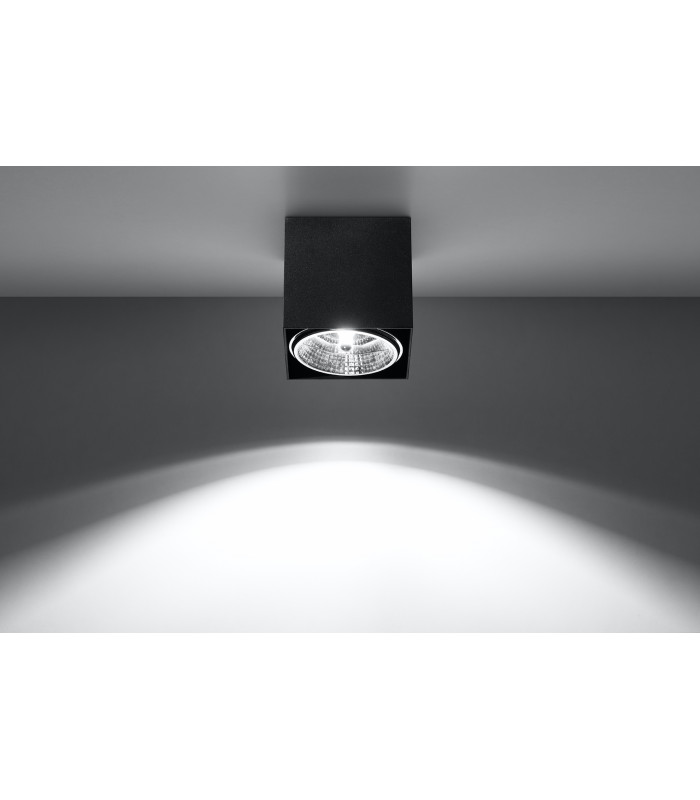 Surface Mounted Downlights Square Flush Light Black GU10-3