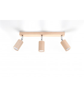 Spotlight Bars Flush Light Natural Wood GU10-2