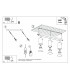 Spotlight Bars Flush Light Natural Wood GU10-5