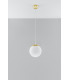 Globe Pendant Light White Gold E27-2