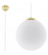 Globe Pendant Light White Gold E27-1