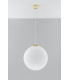 Globe Pendant Light White Gold E27-2
