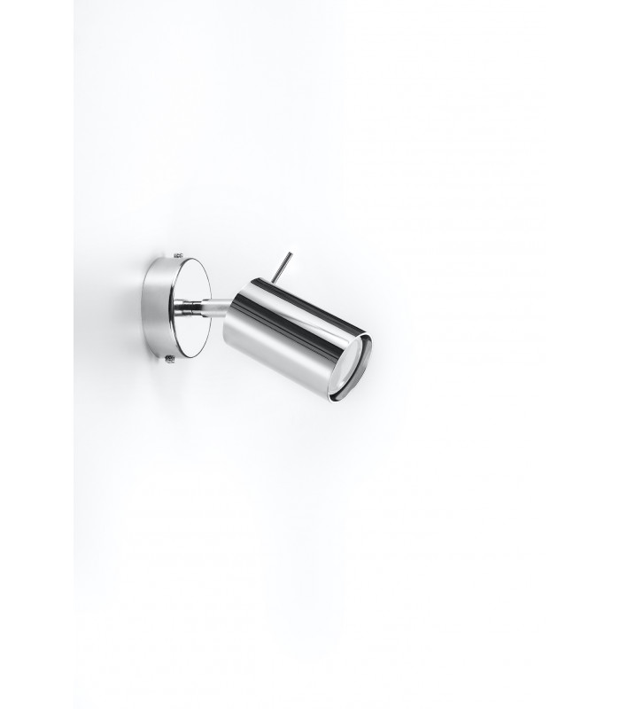 Single Spotlight Flush Light Chrome GU10-2