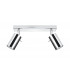 Twin Spotlight Flush Light Chrome GU10-1