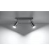 Twin Spotlight Flush Light Chrome GU10-3