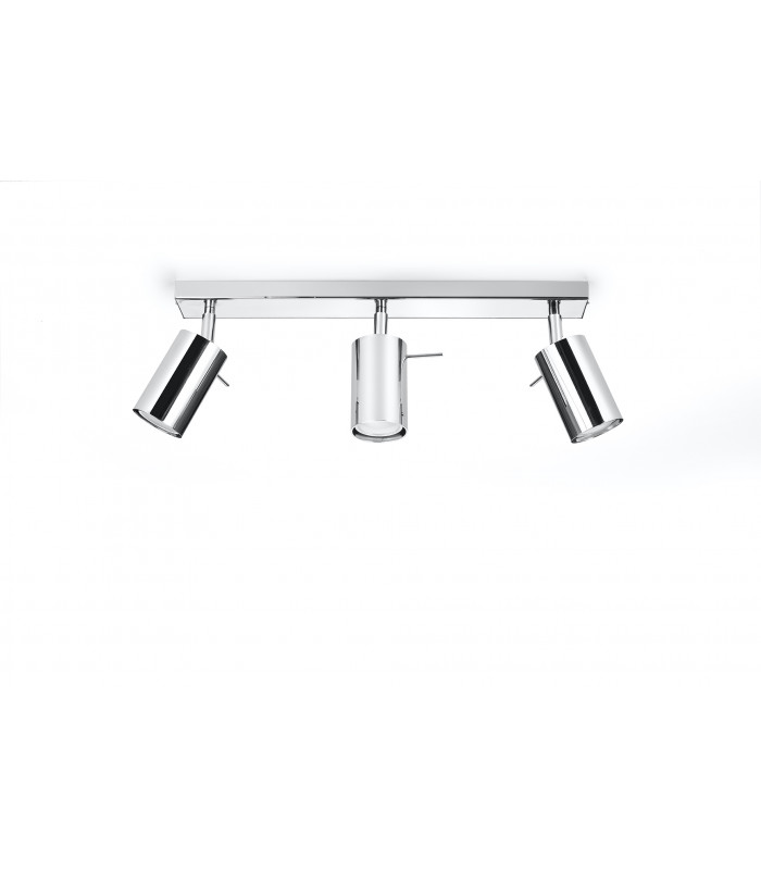 Spotlight Bars Flush 3 Light Chrome GU10-2