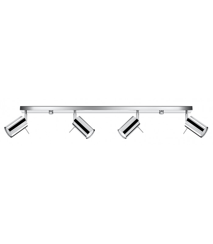 Spotlight Bars Flush 4 Light Chrome GU10-1