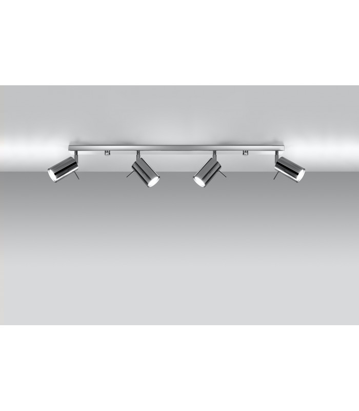 Spotlight Bars Flush 4 Light Chrome GU10-3