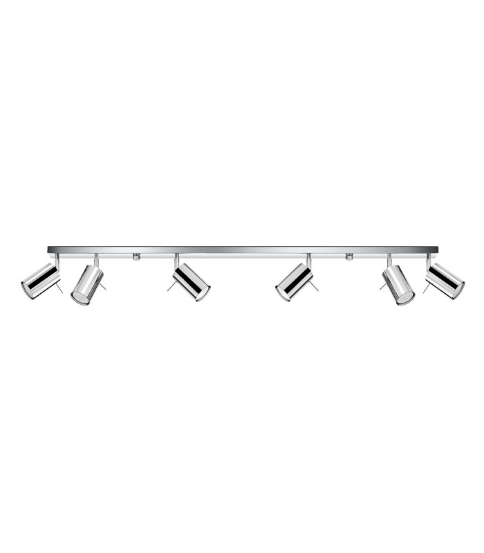 Spotlight Bars Flush 6 Light Chrome GU10-1