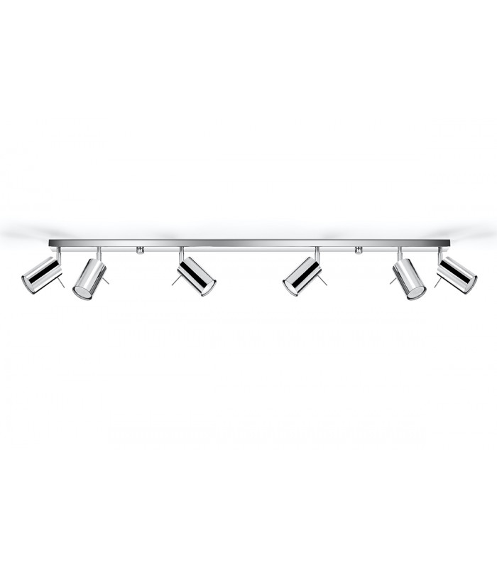 Spotlight Bars Flush 6 Light Chrome GU10-2