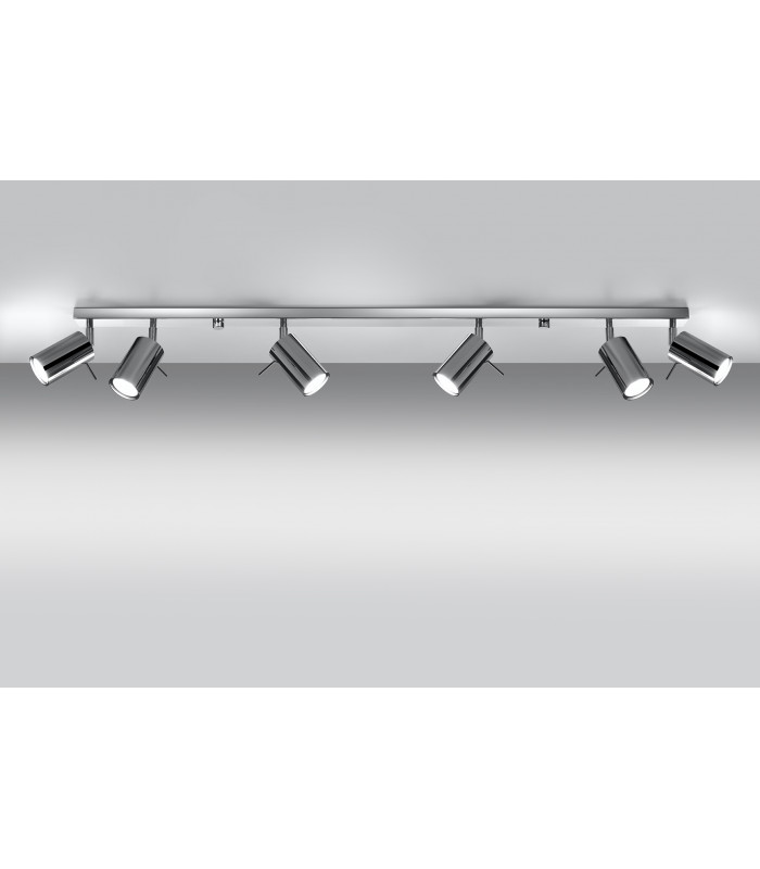 Spotlight Bars Flush 6 Light Chrome GU10-3