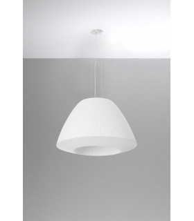 Classic Dome Pendant  White E27-2