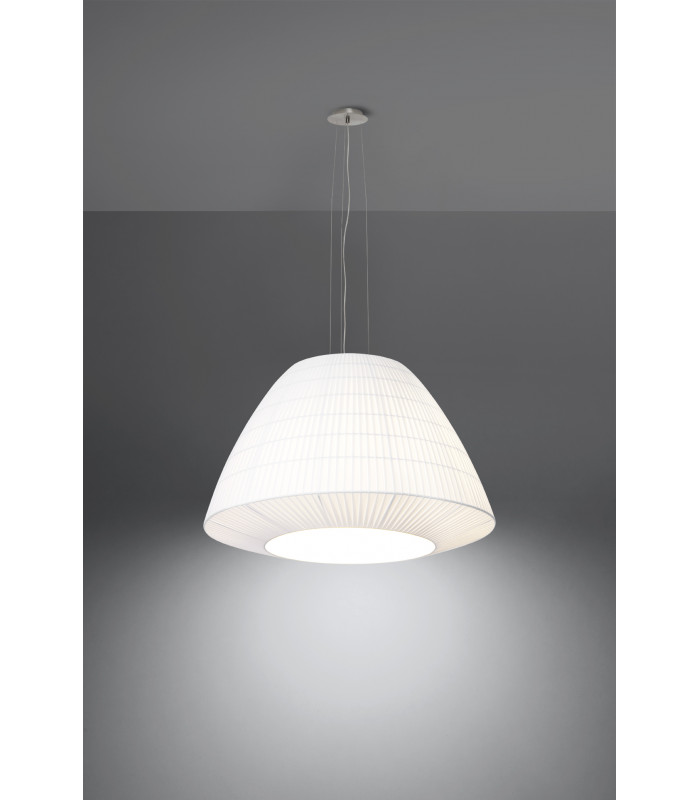 Classic Dome Pendant  White E27-3