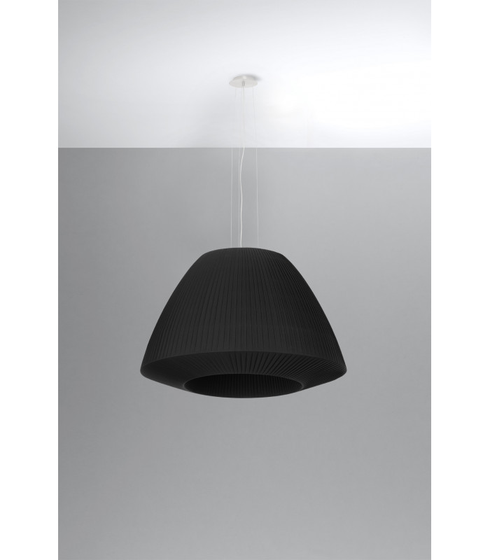 Classic Dome Pendant  Black E27-2