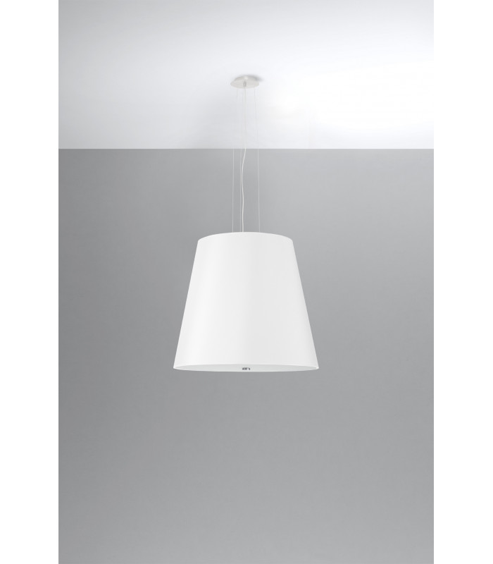 Classic Dome Pendant  White E27-2