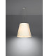 Classic Dome Pendant  White E27-3