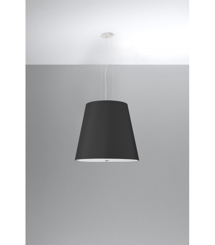 Classic Dome Pendant  Black E27-2