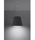Classic Dome Pendant  Black E27-3