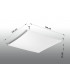 Decorative Flush Fabric Light White G13-4