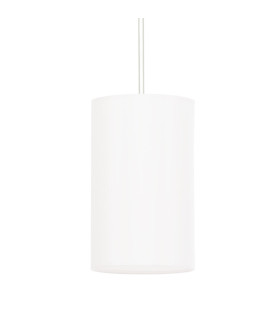 Slim Pendant Cylindrical Light White 15cm E27-1