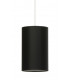 Slim Pendant Cylindrical Light Black 15cm E27-1